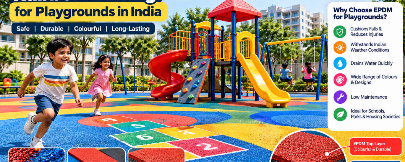 EPDM Rubber Flooring for Playgrounds in India: Buying Guide