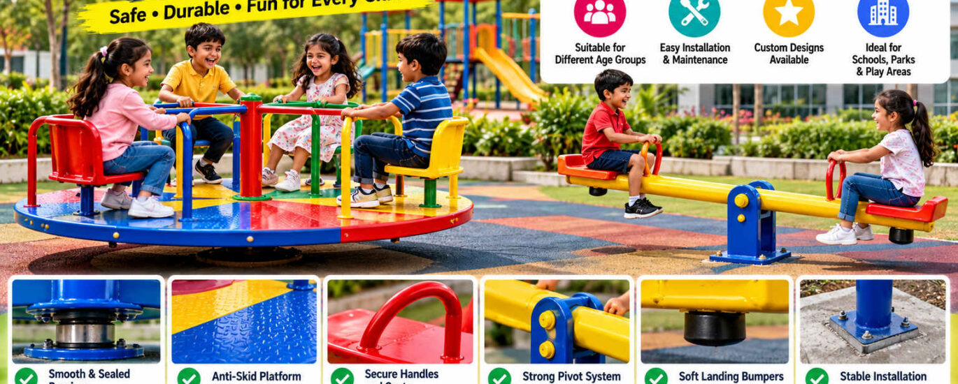 Merry-Go-Round and See-Saw Manufacturer in India | Buying Guide