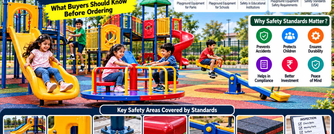 Playground Equipment Safety Standards in India | Buyer’s Guide