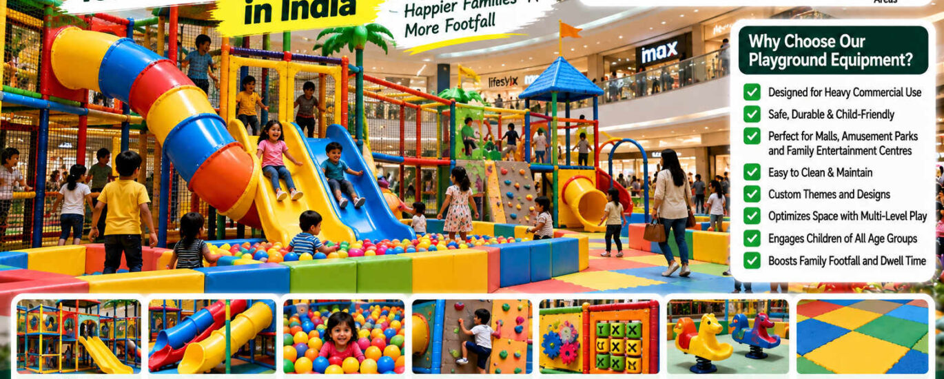 Playground Equipment for Malls and Amusement Areas in India