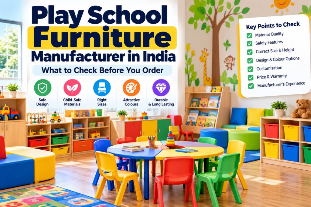 Play School Furniture Manufacturer in India: What to Check Before You Order