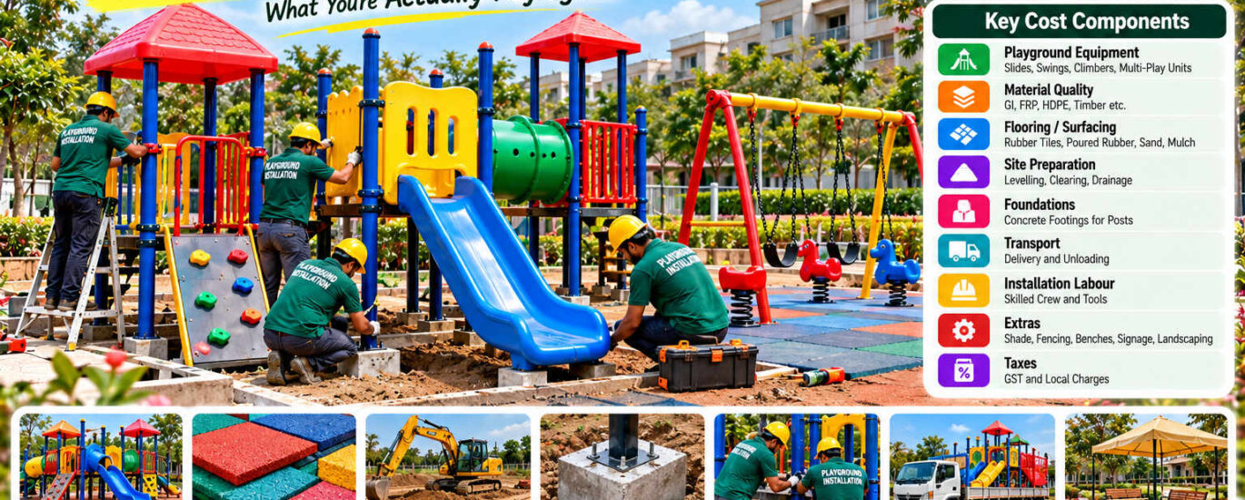 Playground Equipment Installation Cost in India: Price Guide