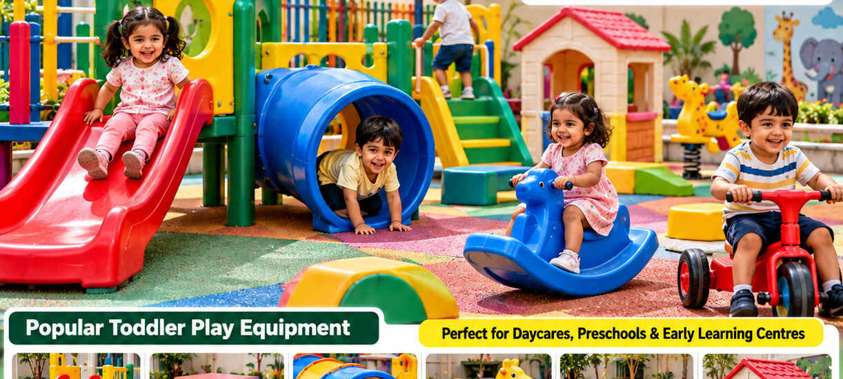Toddler Play Equipment for Daycares and Preschools in India