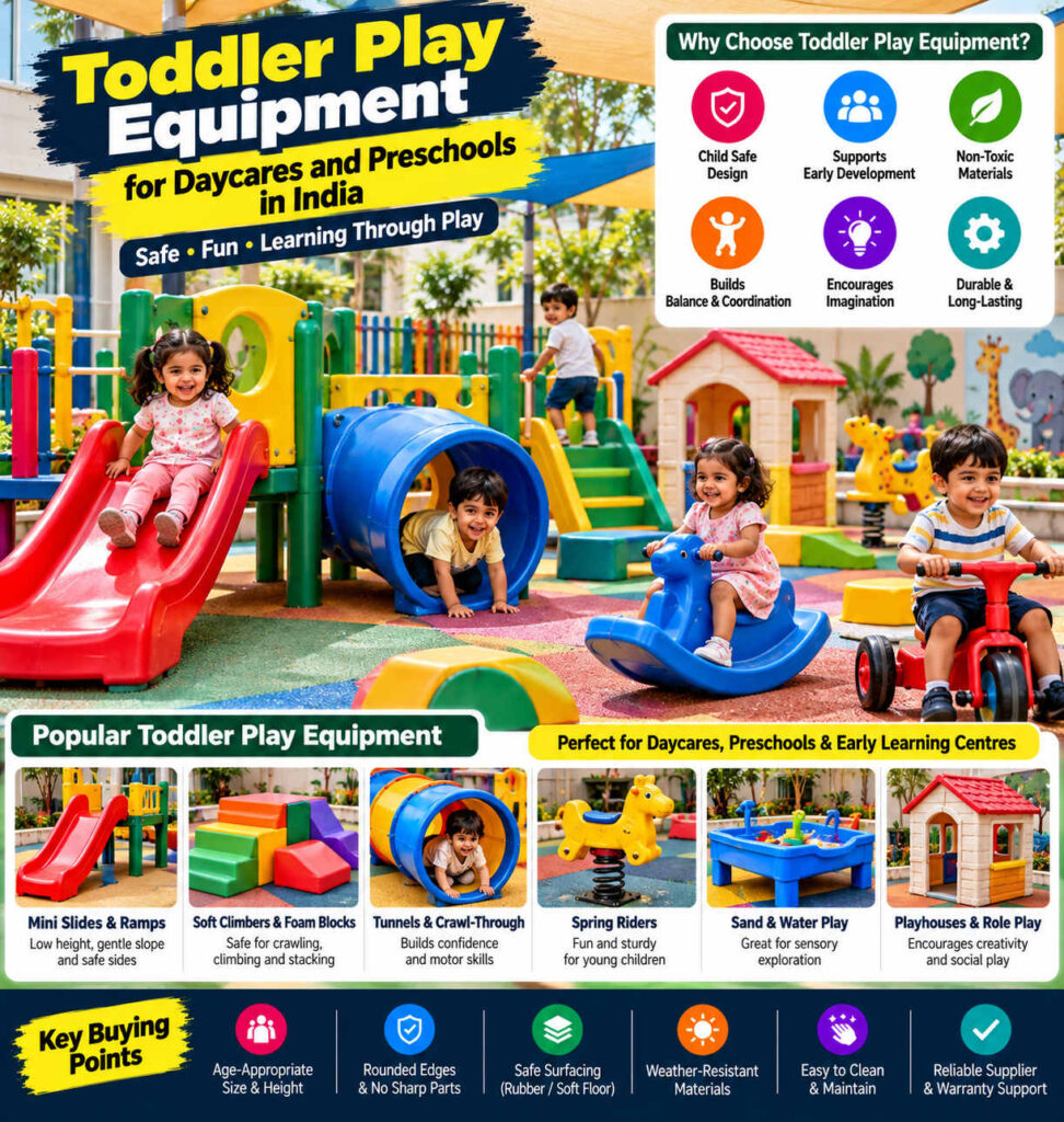 Toddler Play Equipment for Daycares and Preschools in India: A Practical Buying Guide