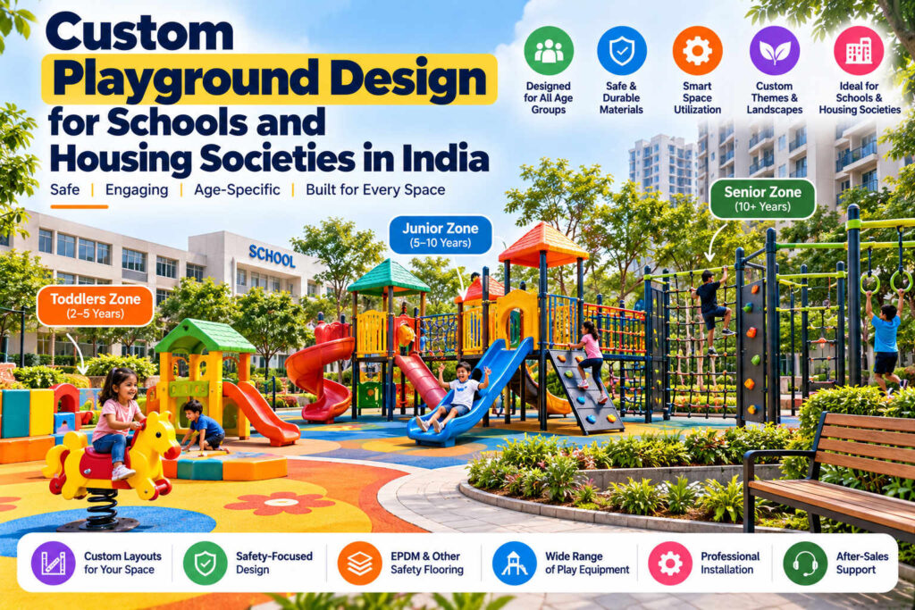 Custom Playground Design for Schools and Housing Societies in India: How to Plan One That Works